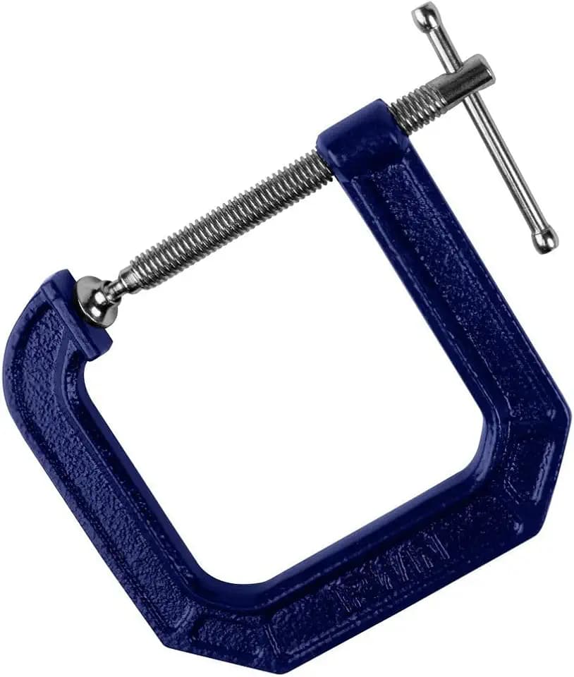 Irwin Quick-Grip 100 Series Deep Throat C-Clamp, 3 In By 4 1/2 In
