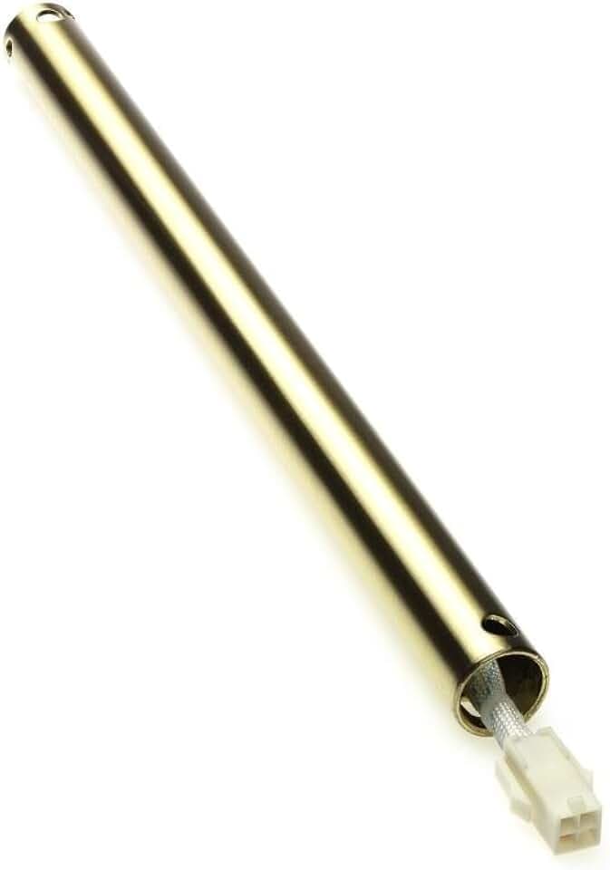 Westinghouse Lighting 7888840 Verlängerungstange, Metall, seidenmattes messing, 30.5 x 2.18 x 2.18 cm