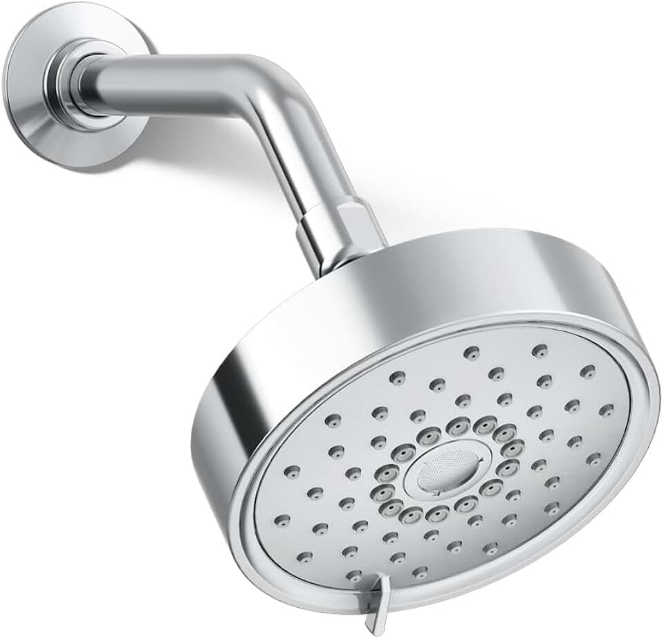 Kohler 22170-G-CP Purist® Three-function showerhead, 1.75 gpm, Polished Chrome