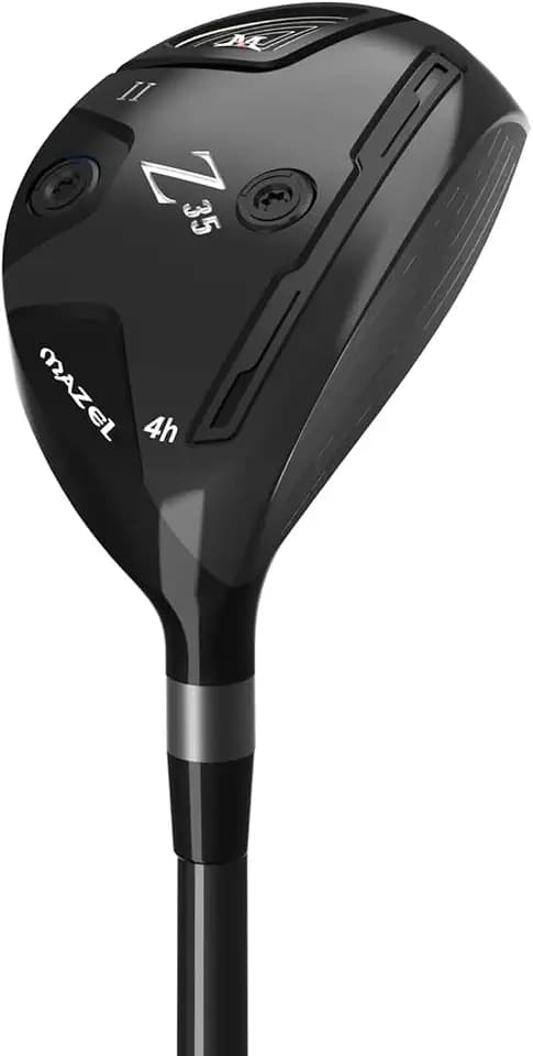 MAZEL Hybrid-Golfschläger für Herren, 3, 4, 5, Graphit-Rettungsschläger, Rechtshänder, Hybrid- und Utility-Golfschläger mit einzigartigem Wolf-Muster, 18/21/24 Grad erhältlich
