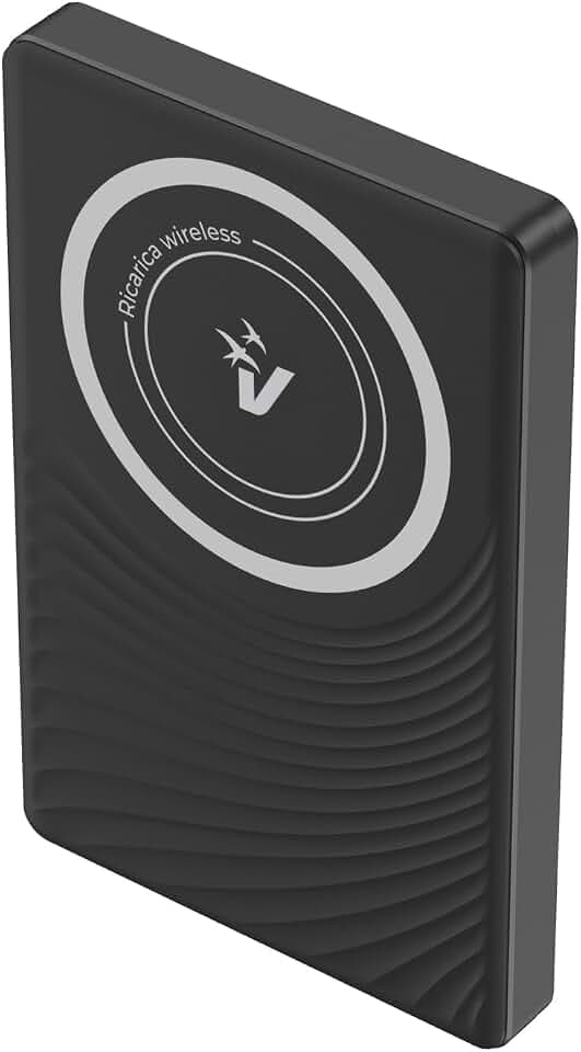 Powerbank VulTech VPB-MG10 10000 mAh PD 20 W magnetisch Magsafe, Schnellladung Wireless/Type-C, LCD-Display mit Ladeanteil, Samsung Xiaomi, Oppo Huawei, iPhone 16 15 14 13 12