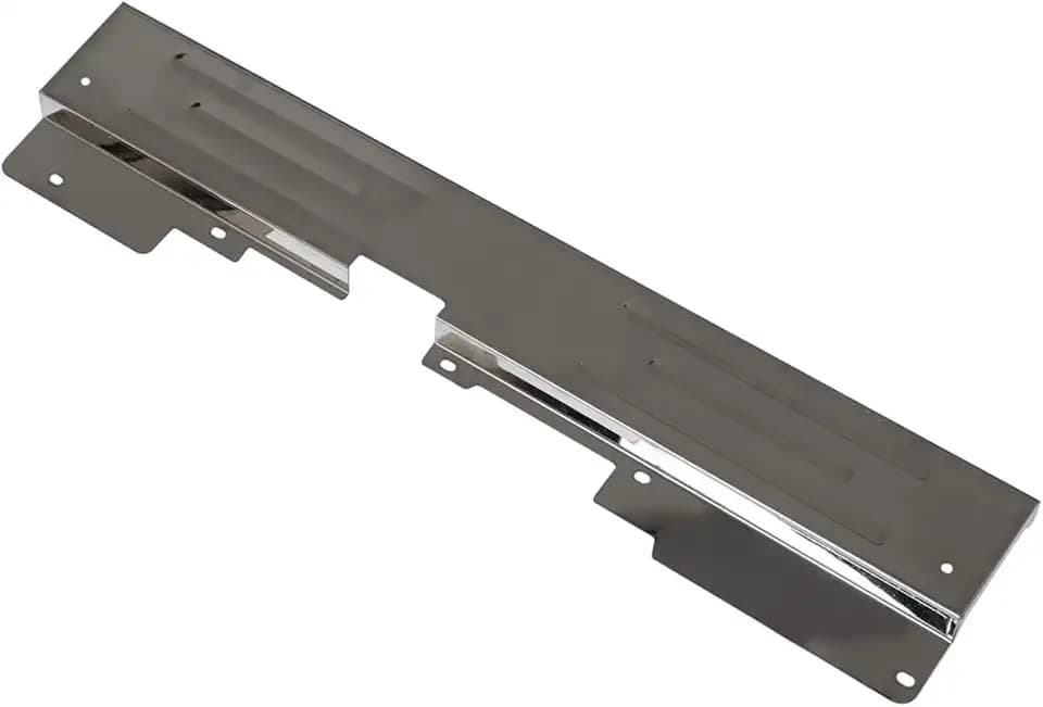 labwork Mirror Stainless Steel Bead Rolled Radiator Support Replacement for G-Body Regal Pontiac Grand Prix Caballero Monte Carlo El Camino 1978-1988