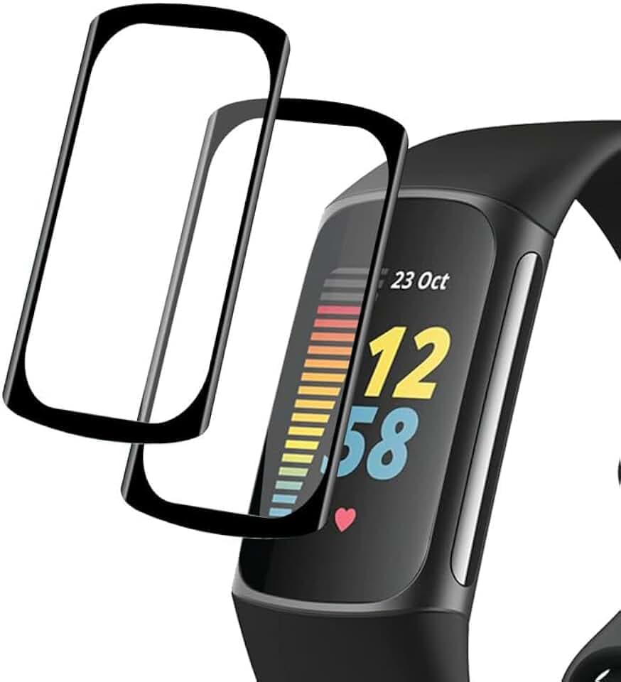 [2 Stück für Folie Fitbit Charge 6 Soft TPU Folie