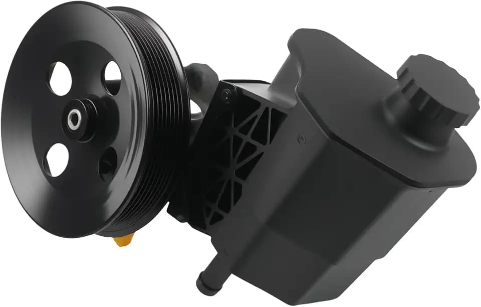 20-70268 Power Steering Pump w/Reservoir & Pulley Fit for 2003-2007 Ram 2500/3500 4.7L 5.7L & 2003 Ram 2500/3500 8.0L Gas, for 2003-2007 Ram 2500/3500 5.9L & 2007 Ram 2500/3500 6.7L Diesel