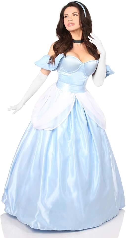 Daisy corsets womens Top Drawer 6 Pc Fairytale Princess Corset Costume