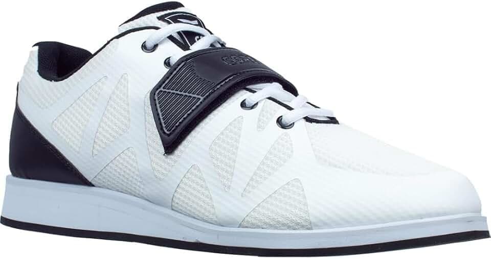 Nordcore Gewichtheberschuhe Weiß - Weightlifting Shoes for Squat, Deadlift, Powerlifting & Bodybuilding - Gym Schuhe für Herren & Damen - Gewichtheber Schuhe für Kreuzheben, krafttraining & Fitness