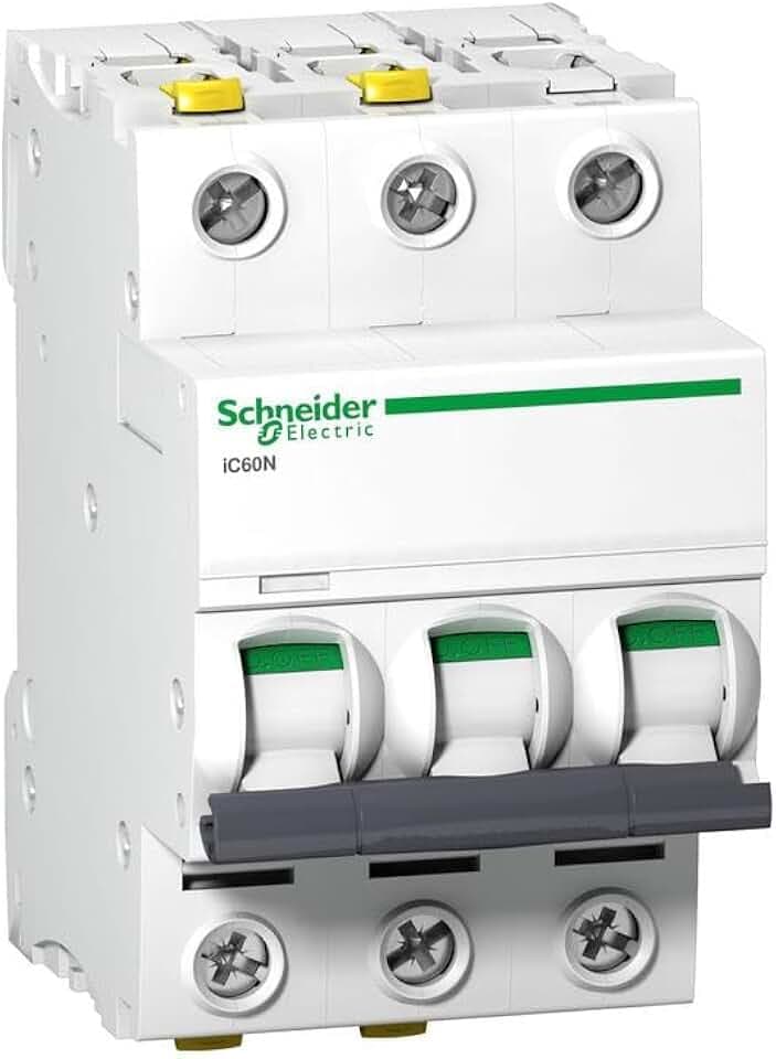 Schneider Electric Leitungsschutzschalter Acti9 iC60N, 3-polig, 6A, B-Charakteristik, 6kA, 10kA, Artikelnummer A9F03306