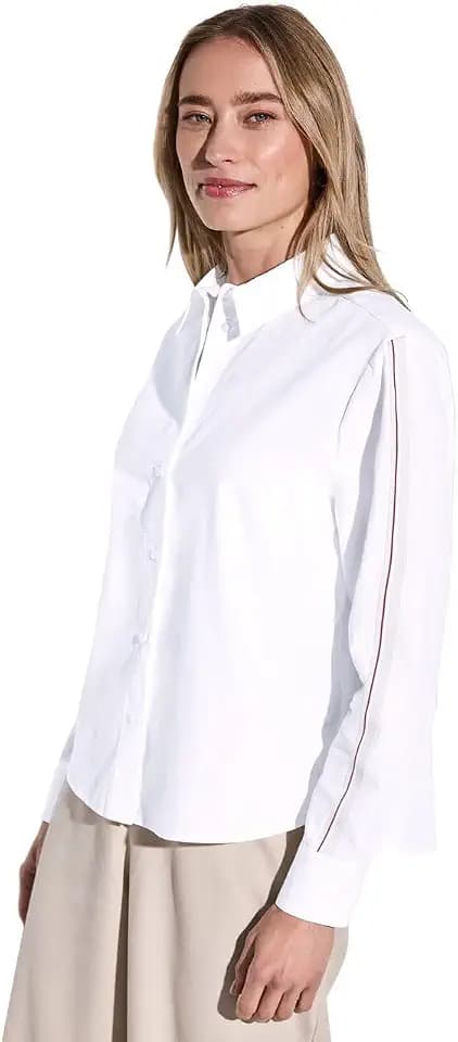 Street One Damen Hemdbluse mit Tapedetail