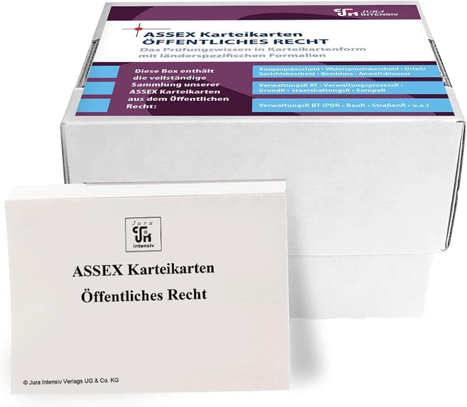 ASSEX Karteikarten Öffentliches Recht - Berlin: Im Frage- und Antwortsystem aufgebaut (Assessor Karteikarten Öffentliches Recht)