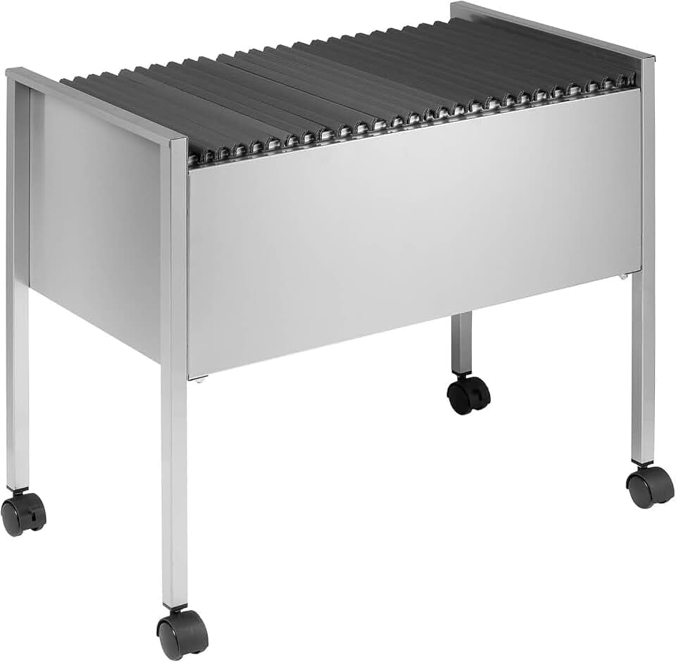 Durable Eco Hängemappenwagen für 80 Hängemappen A4, silber, 309523