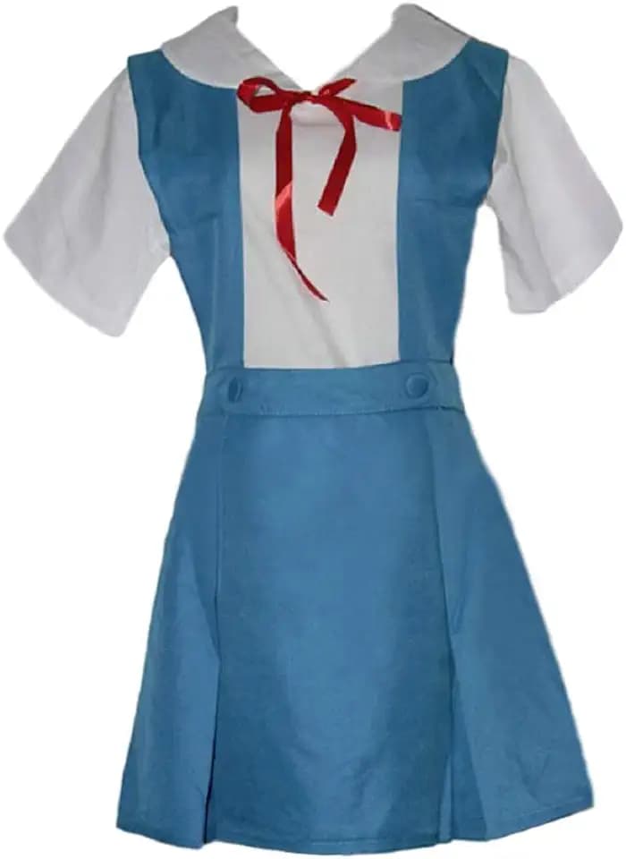 GK-O Anime Ayanami Rei Asuka Langley Sohryu School Uniform Cosplay Costume