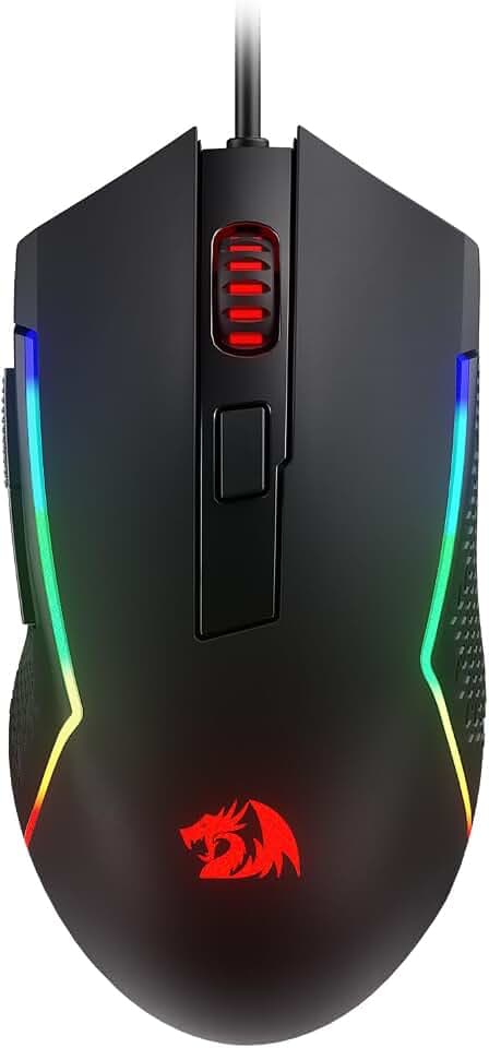 Redragon M616 Wired RGB Optical Gaming Mouse 10000 DPI Remapping Keys