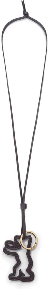 LIEBESKIND Berlin BEAR-lin Pendant DANCING LETTERS Soft Nappa burgundy