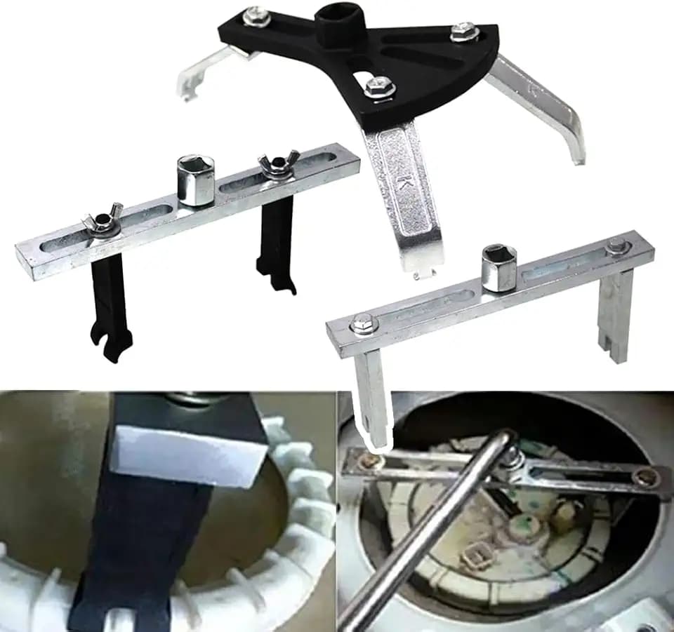 RULLINE 3-Piece Fuel Pump Lock Ring Tool Set – Adjustable Wrench