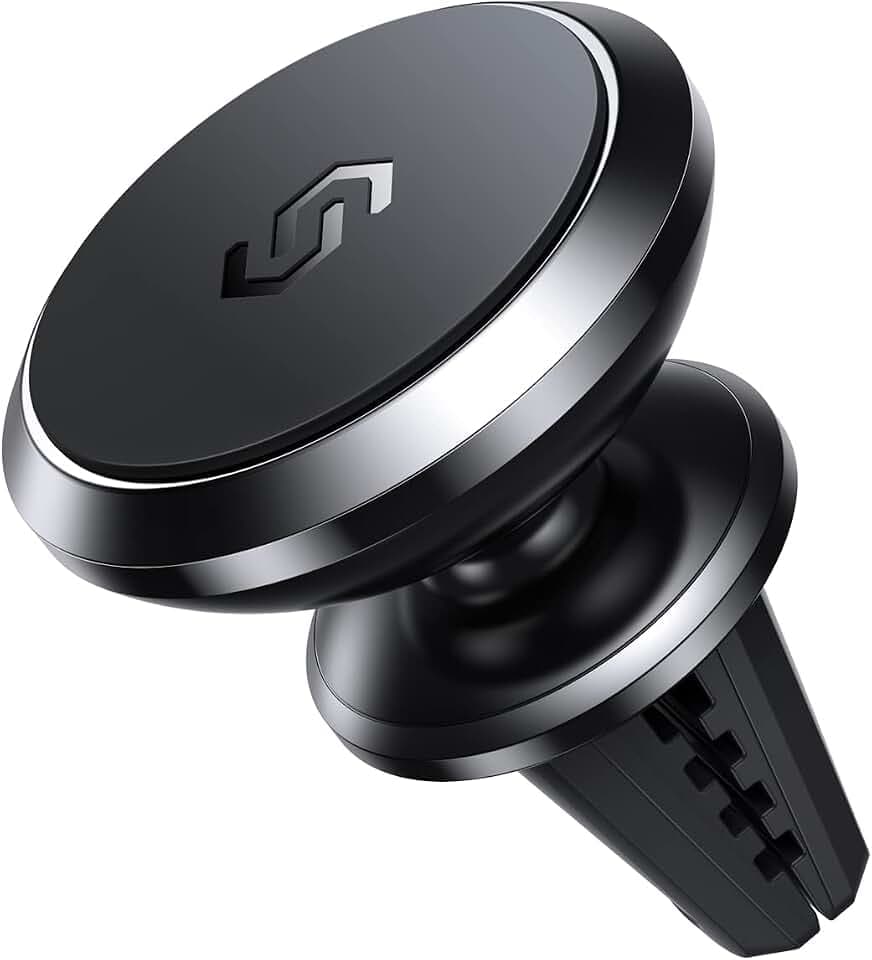 SYNCWIRE Magnetische Auto Handyhalterung, 360 Grad Drehbare Lüftungs-KFZ Halterung Handyhalter Kompatibel mit iPhone 17/16/15/14/13/12/11/ Pro Max/X/XS/XR/8/7/6 Samsung S25 S24 S23 Huawei P30 GPS