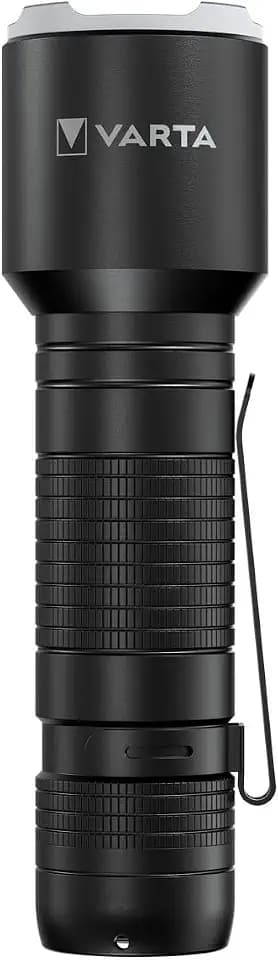 VARTA Taschenlampe LED inkl. 3x AAA Batterien, Aluminium Light F30 Pro Leuchte, Lampe mit drei Leuchtmodi, Taschenleuchte mit Aluminiumgehäuse, texturiertem Griff, stoßfest