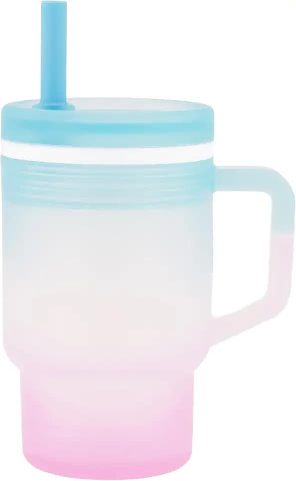 Infantino My 1st Tumbler Straw Cup with Handle, 9oz, Twilight Bloom