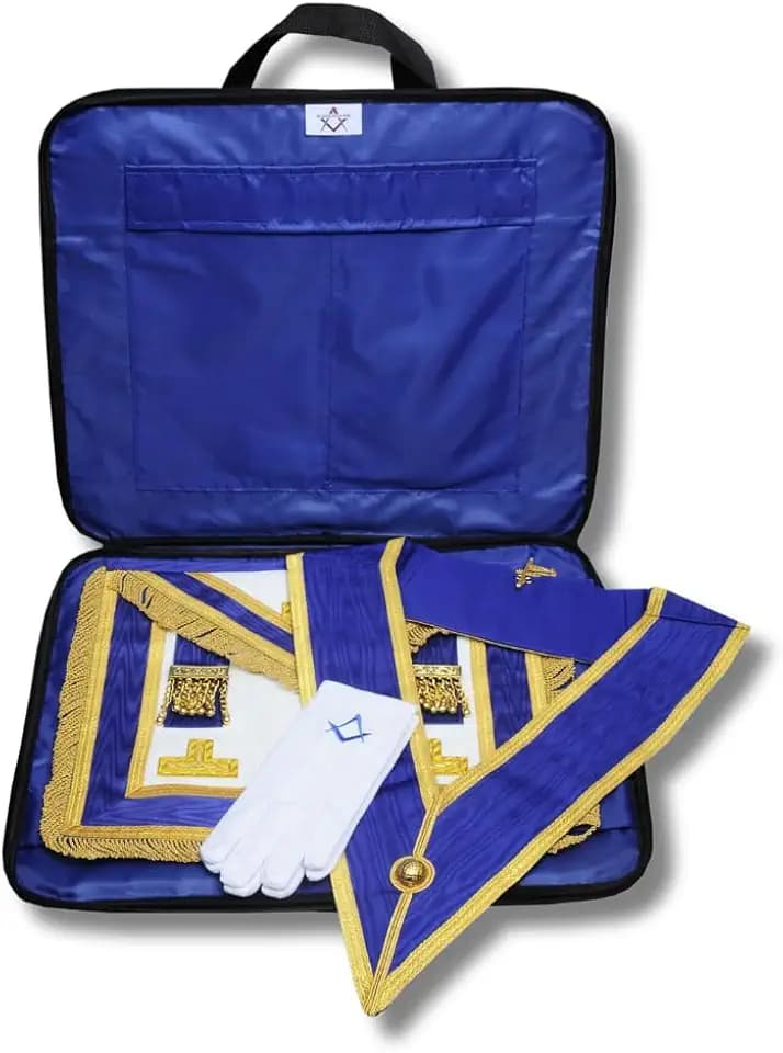 Regalia Store Premium Freimaurer-Regalia-Hülle, weich, leicht, wasserdichtes Cordura-Material, Schwarz, 43,2 x 50,8 cm