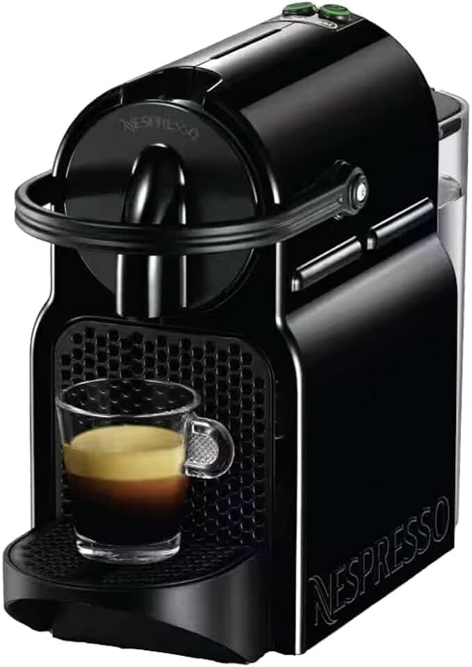 NESPRESSO DE’LONGHI Inissia Schwarz Original Kapselmaschine EN80.B