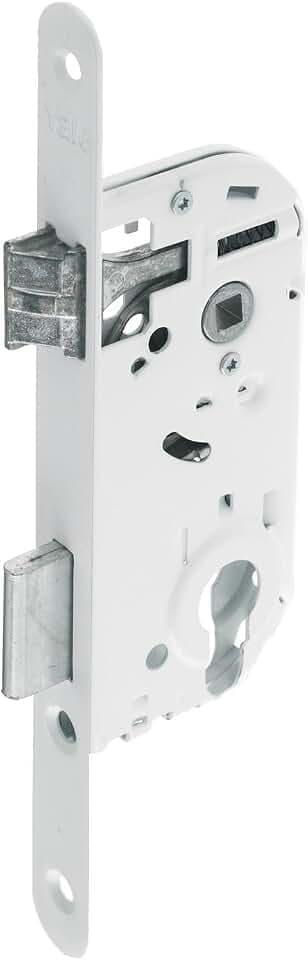 Yale Security Y50R-A40/B/SF 135 mm versenktes Zylinderschloss, 40 mm Spindel, weiß, Schließ enthalten