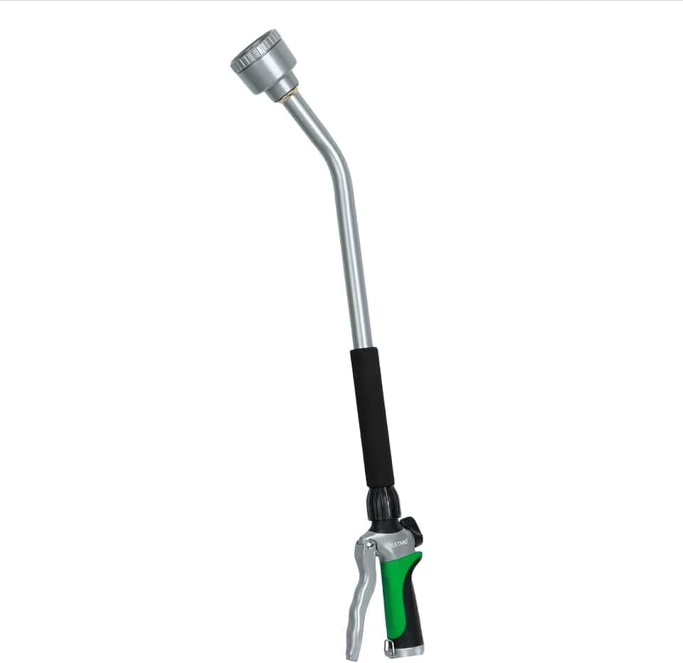 RESTMO 24 Inches Long Watering Wand for Garden Hose, Full Shower Spray Wand
