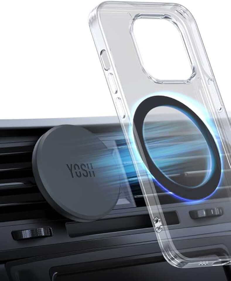 YOSH Handyhalterung Auto für MagSafe, Magnetische Kfz Halter für Lüftung