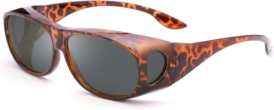 YIMI Nachtsichtbrille für Männer und Frauen, polarisierte Sonnenbrille zum Fahren, Rundum-Passform über Korrektionsbrillen