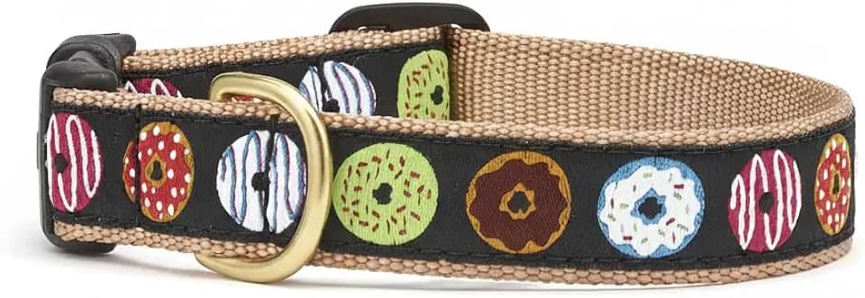 Up Country DNT-C-M Donuts Dog Collar, Wide 1 Inch, M