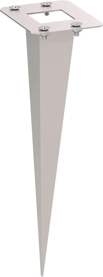 ledscom.de Garten-Erdspieß, für POMI und POKU, Edelstahl, 18cm, 6,5 x 5cm