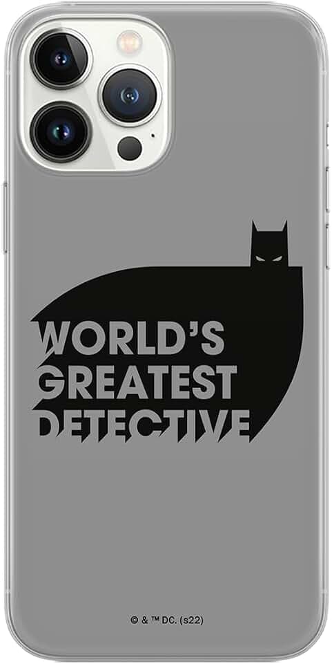 ERT GROUP Handyhülle für iPhone 13 PRO MAX Original und offiziell Lizenziertes DC Muster Batman 051 optimal an die Form des Handy angepasst, hülle aus TPU