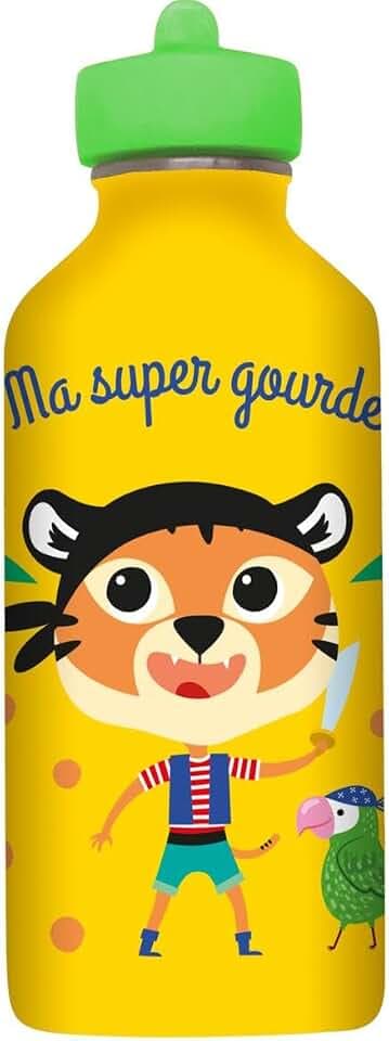 Draeger Paris - Trinkflasche Edelstahl Kinder - Ma Super Gourde - Tigre