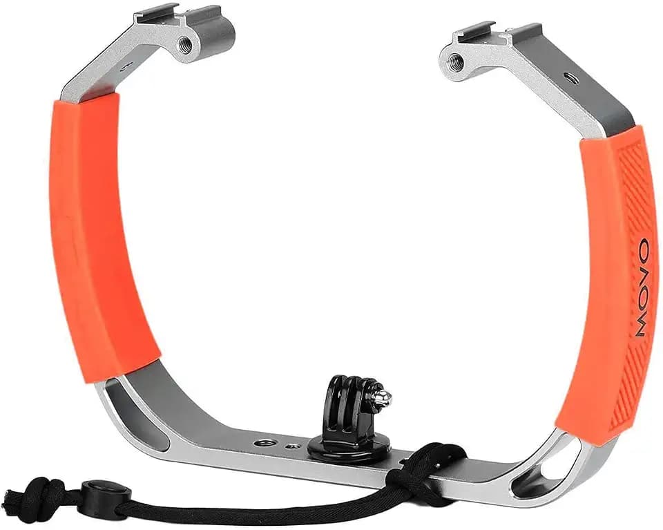 Movo GB-U80T Underwater Diving Rig, XL, Tangerine