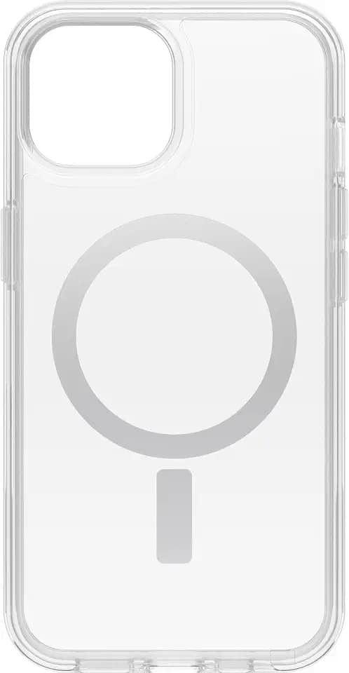 OtterBox iPhone 16e, 15, iPhone 14, and iPhone 13 Symmetry Series Clear Case (Clear), Snaps to MagSafe, Ultra-Sleek, Raised Edges Protect Camera & Screen, Ultra-Thin, Sleek iPhone Case