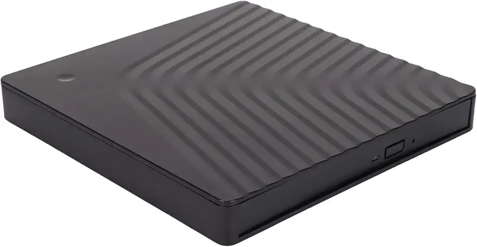 VBESTLIFE Externes DVD-Laufwerksgehäuse, Abnehmbares USB3.0 USB2.0 5 Gbps Laptop Optical Drive Box für 12,7 Mm 9,5 Mm SATA DVD RW-Laufwerk