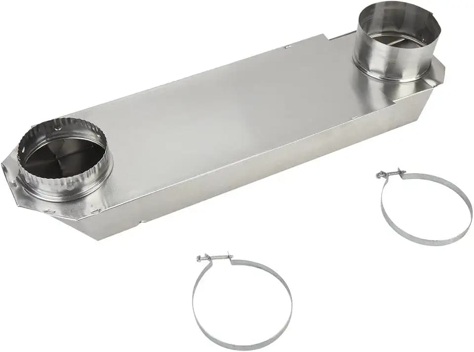 Whirlpool 4396011RP Genuine OEM Telescoping Vent Kit For Dryers Telescoping Vent Kit 18 To 29 Inches Aluminium replaces 4396011