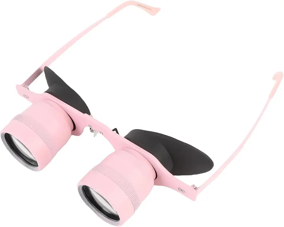 Binocular Glasses, Professional for Fishing, 10X Magnification Polarized Glasses, Portable for Bird Watching, Sports, Concerts, Theater, Opera, TV