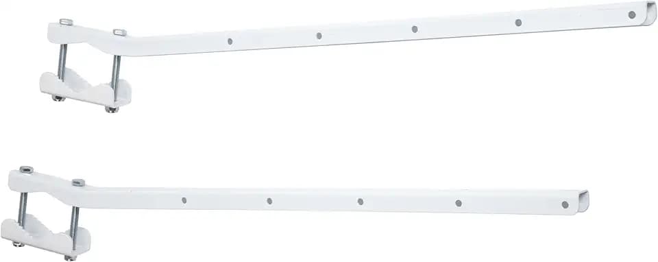 Sauvic 89410 - Wäscheständer für Geländer, weiß, anpassungsfähiger 66 cm.