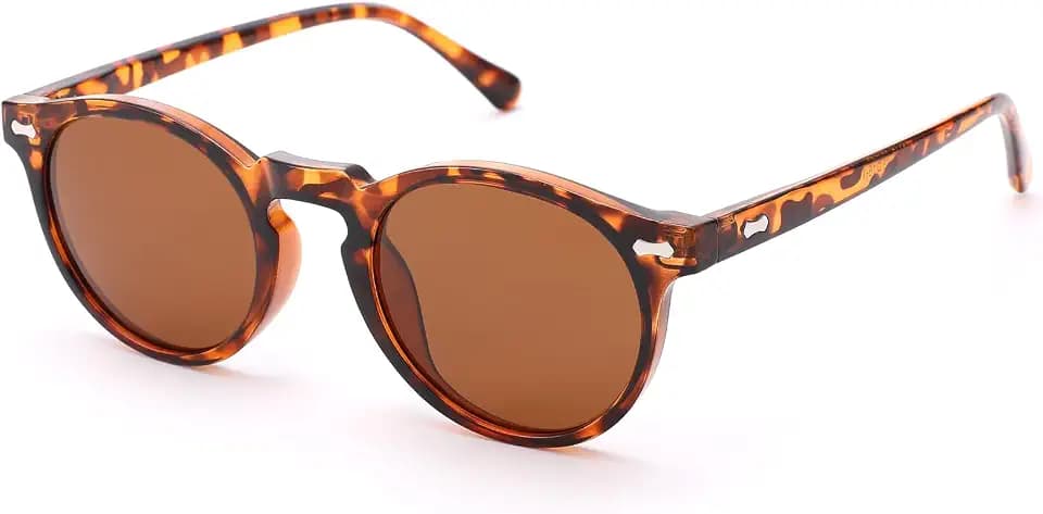 Pro Acme Runde polarisierte Damen-Sonnenbrille, kleine Retro-Stil UV-Schutz Kreis Schatten Sonnenbrille