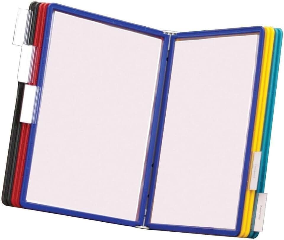 Durable Vario Wall 10 Sichttafelsystem A4, 10 Tafeln, mehrfarbig, 556700