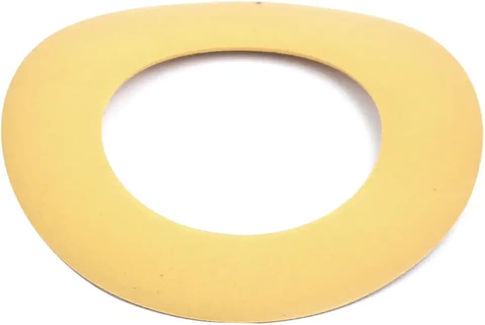 uxcell Air Compressor Compression Piston Ring Replacement Part 76mm OD 44mm ID 0.6mm Thickness, Yellow