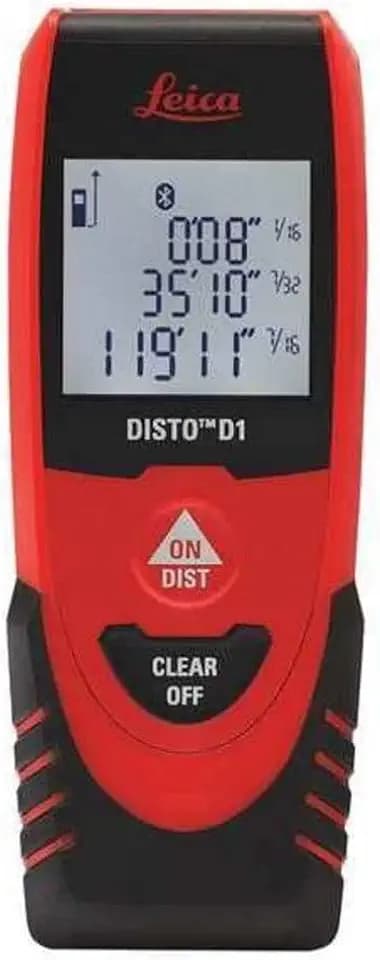 Leica DISTO D1 – Laser Entfernungsmesser mit Bluetooth (App-Nutzung)