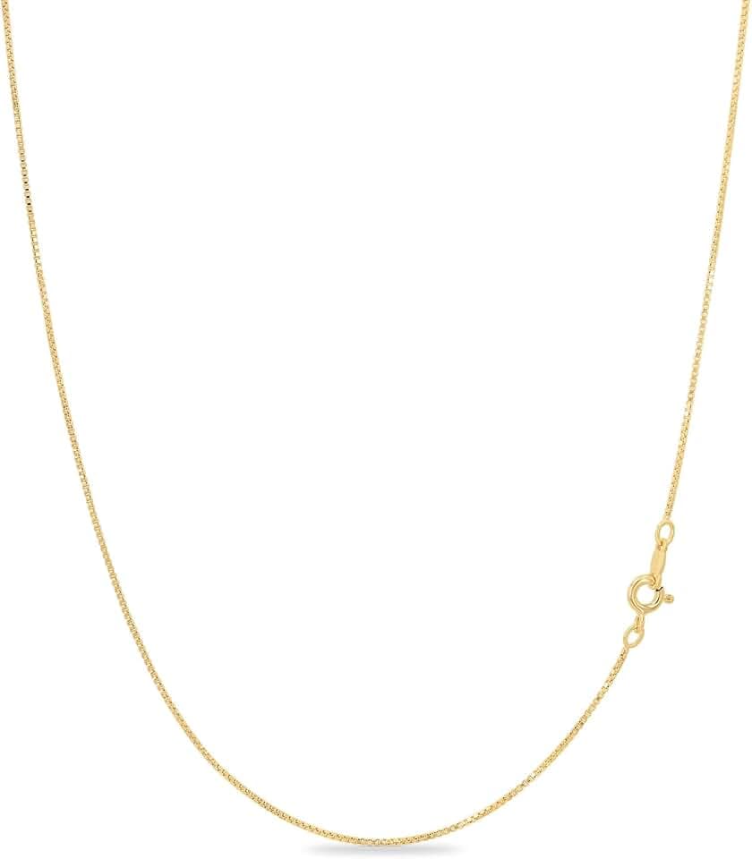 KEZEF Goldkette Damen 18K vergoldet, 925 Silber, 38-75 cm, ohne Anhänger