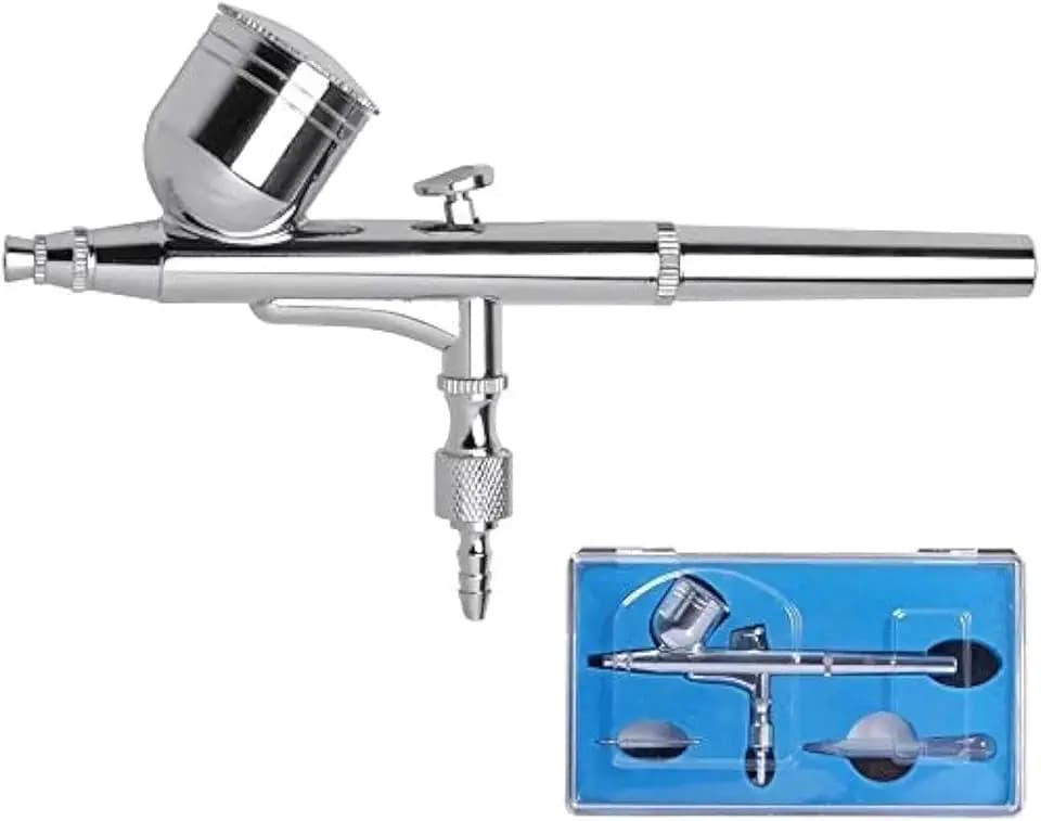0.3mm Gravity Feed Dual-Action Airbrush Paint Spray Gun Kit Set