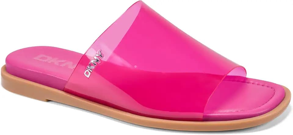 DKNY womens Cataline Sheer Flat Sandal