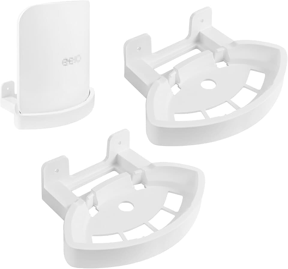 Wandhalterung für eero Max 7 WiFi, stabiler ABS-Halter, einfache Installation, Kabelmanagement, keine Kabelsalat, platzsparend, 2 Stück