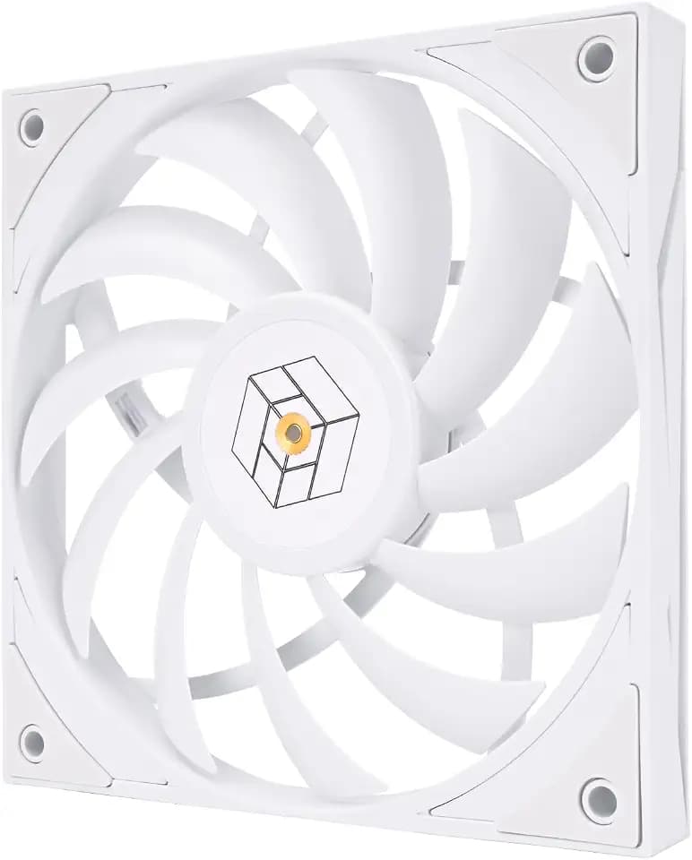 Thermalright TL-H12015W CPU Fan,Computer Case Cooler Quiet 4PIN PWM, 1900RPM High Speed,15mm Slimline Cooler for CPU Cooling and Chassis,White,120mm PC Cooling Fan(TL-H12015W)