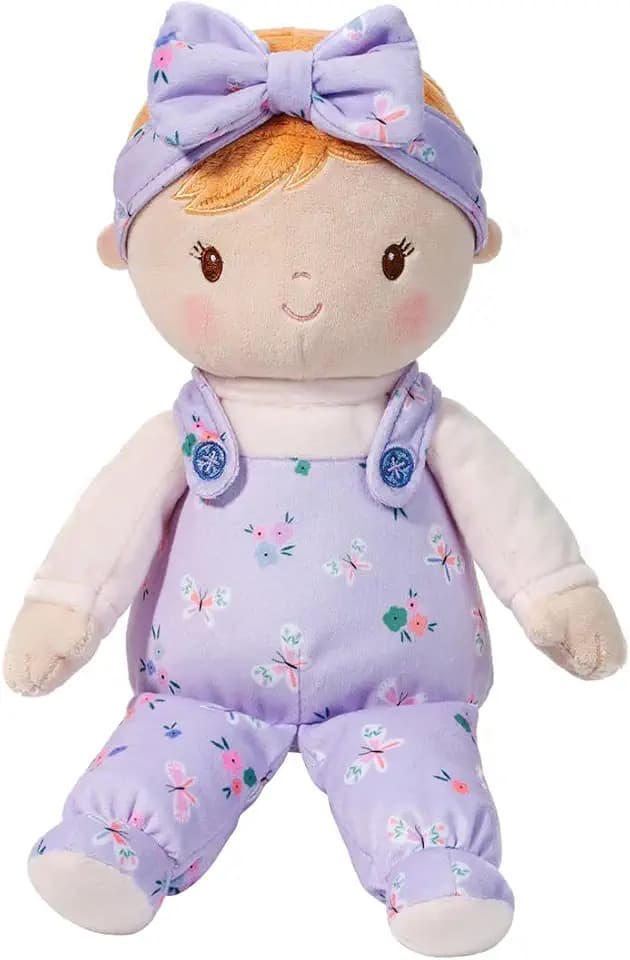 Douglas Willa Butterfly Flower Soft Baby Doll – Soft & Cuddly First Doll for Babies, Infants & Toddlers - 10-inch Sitting and 13-inch Overall Size
