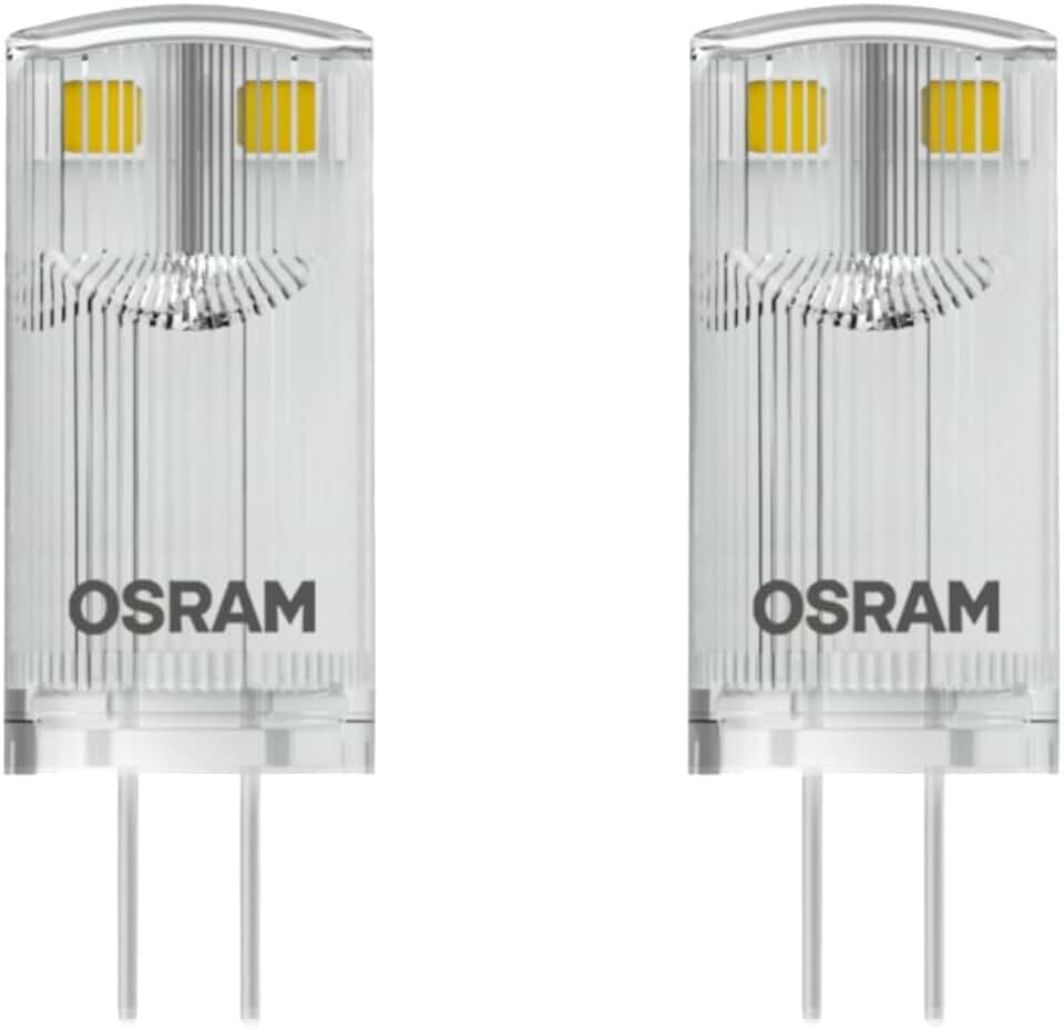 OSRAM Lamps LED Star Special Pin/LED - Leuchtmittel, mit G4-Sockel, nicht dimmbar, Ersetzt 10 Watt, Klar, Warmweiß - 2700 Kelvin, 2er-Pack 4058075812314A