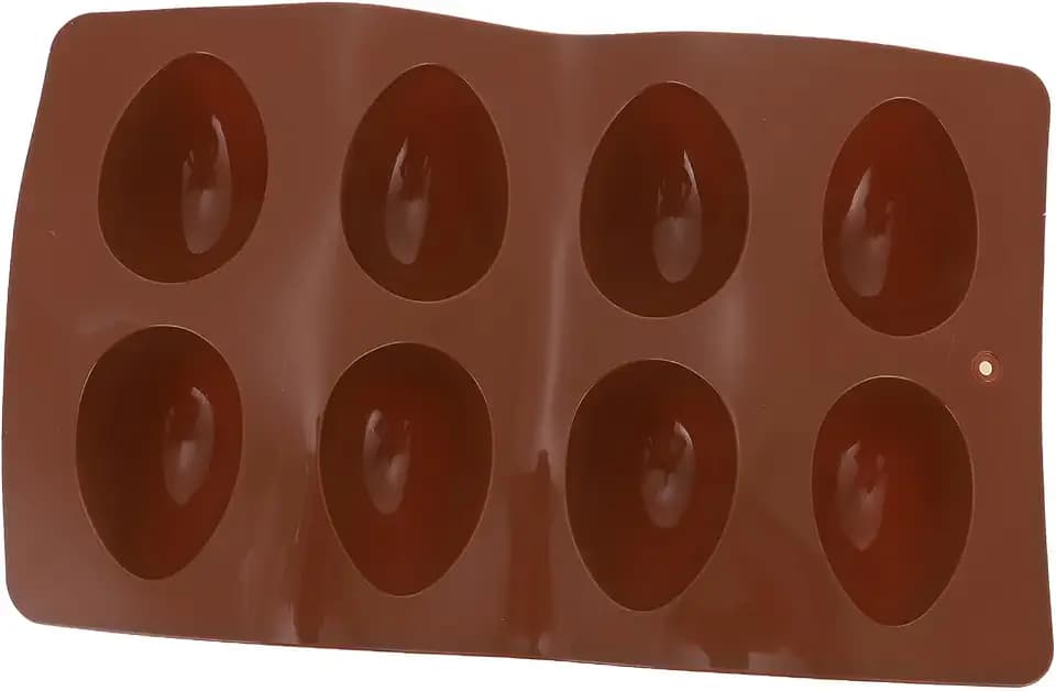 BESTOYARD Osterbackform Silikon Schokoladenform Ei Backform Kuchenform Gelegentliche Farbe