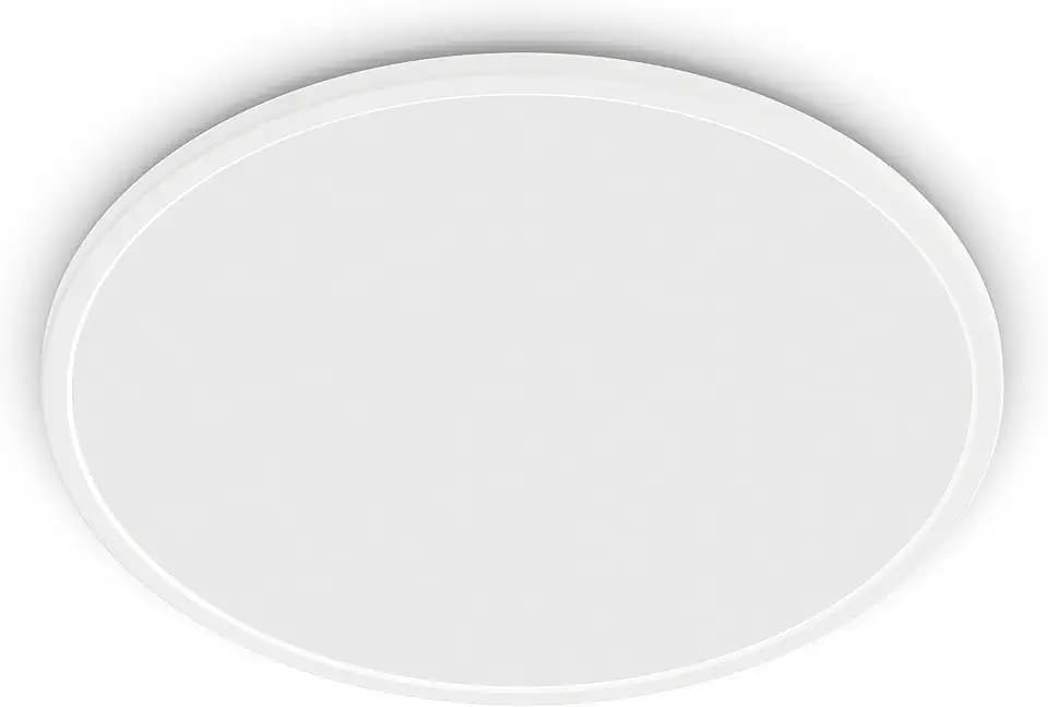 Philips LED SceneSwitch Deckenleuchte (22 W), LED Deckenleuchte mit 3 Helligkeitsstufen und warmweißem Licht, energiesparende Raumbeleuchtung mit EyeComfort, weiß, 43cm